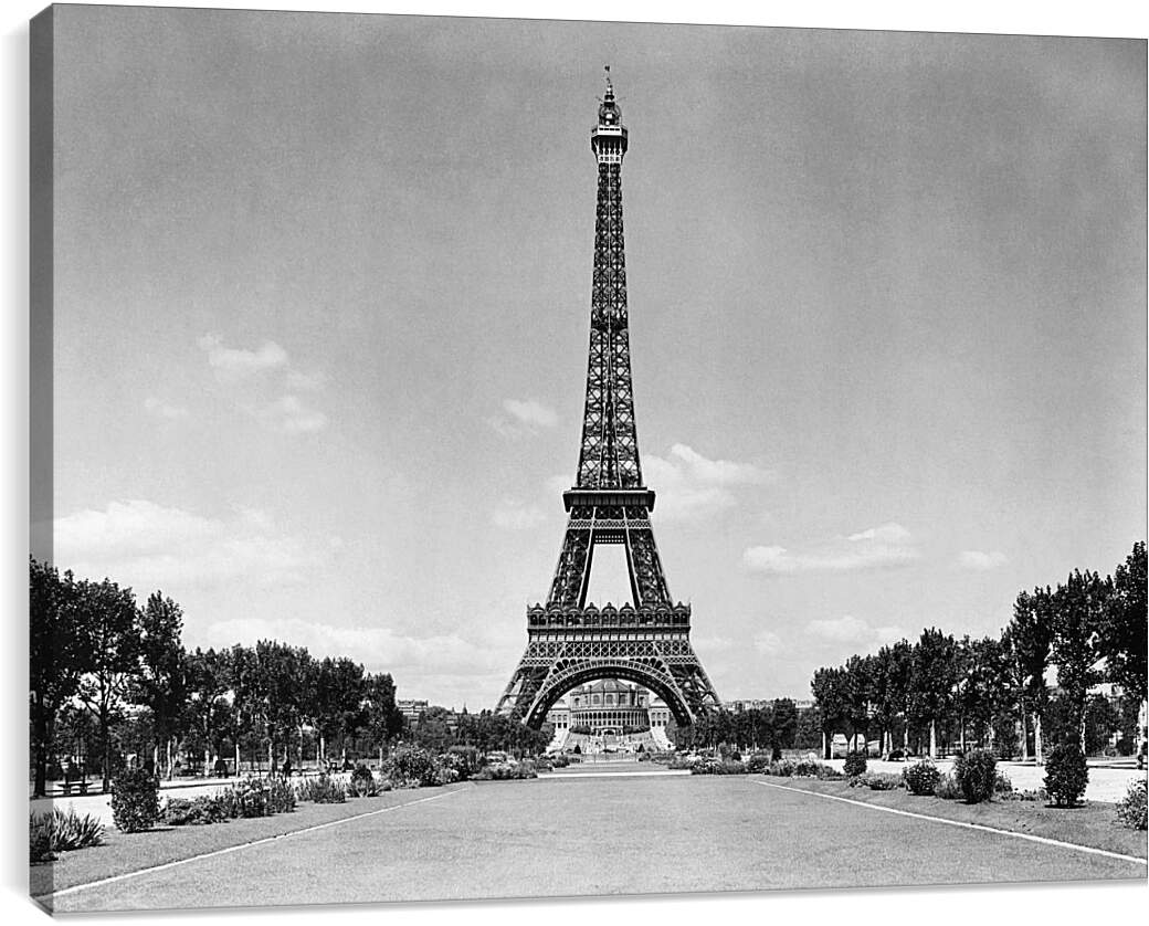 Постер и плакат - Эйфелева башня 1909г. Париж