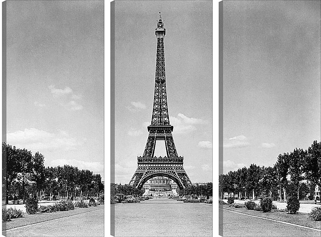 Модульная картина - Эйфелева башня 1909г. Париж