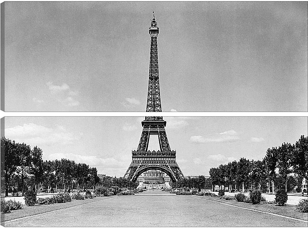 Модульная картина - Эйфелева башня 1909г. Париж