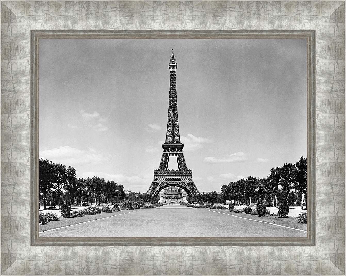Картина в раме - Эйфелева башня 1909г. Париж