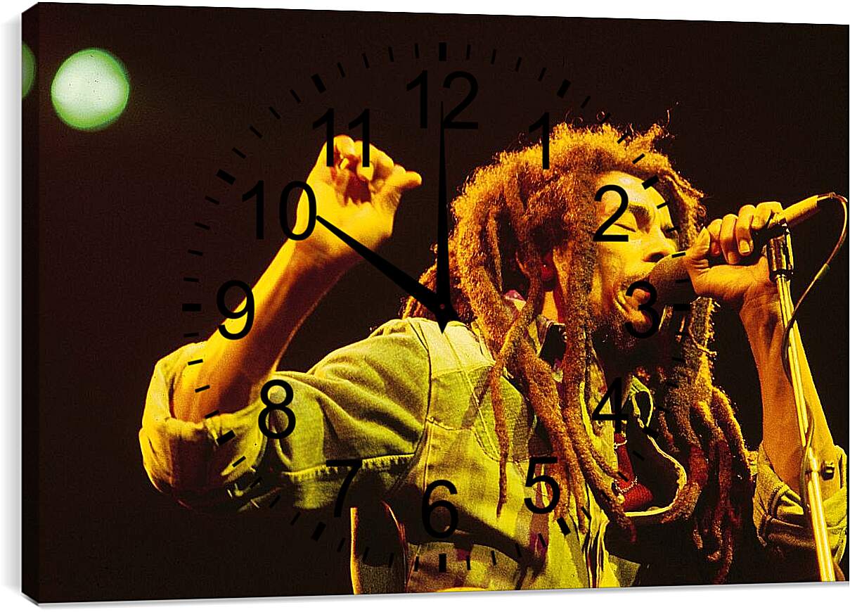 Часы картина - Боб Марли. Bob Marley