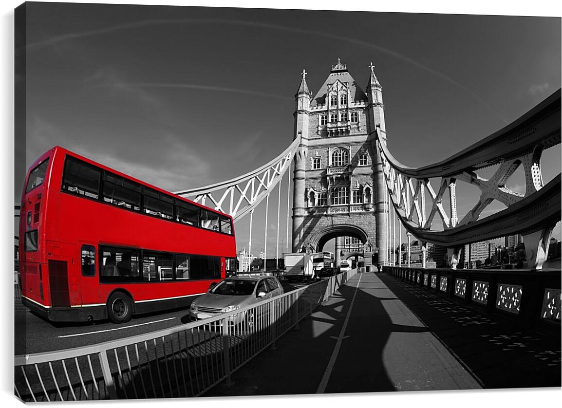 Постер и плакат - Красный автобус. Лондон