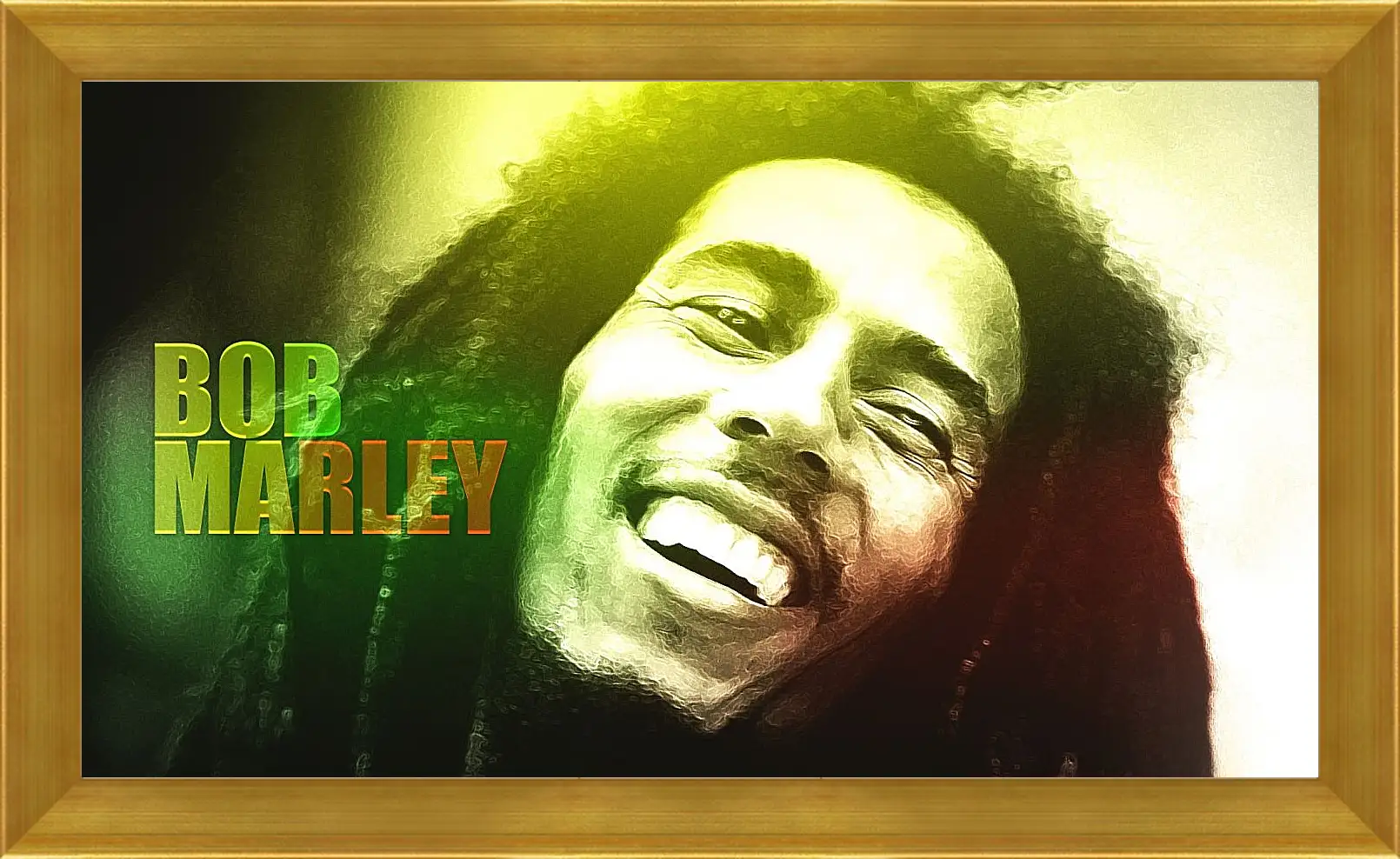 Картина в раме - Боб Марли. Bob Marley