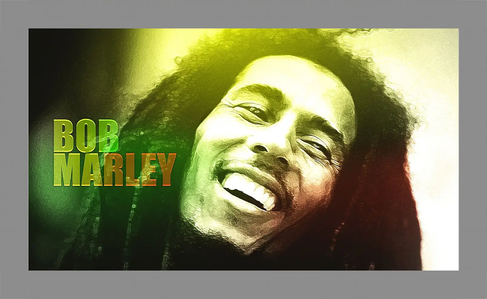 Картина в раме - Боб Марли. Bob Marley