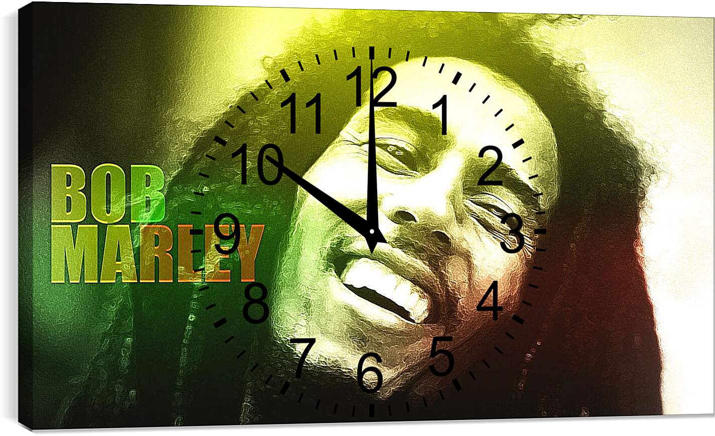 Часы картина - Боб Марли. Bob Marley