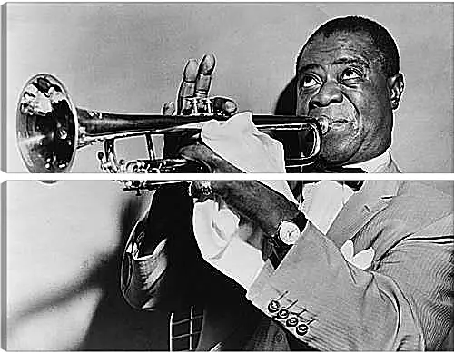 Модульная картина - Louis Armstrong - Луи Армстронг
