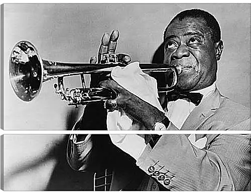 Модульная картина - Louis Armstrong - Луи Армстронг
