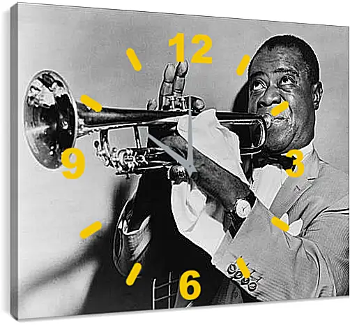 Часы картина - Louis Armstrong - Луи Армстронг
