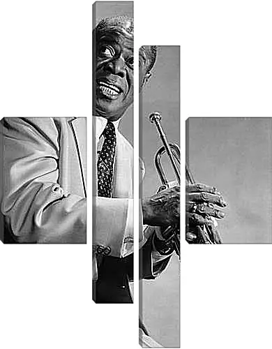 Модульная картина - Louis Armstrong - Луи Армстронг
