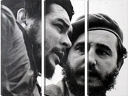 Модульная картина - Che Guevara - Че Гевара и Фидель Кастро
