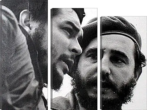 Модульная картина - Che Guevara - Че Гевара и Фидель Кастро
