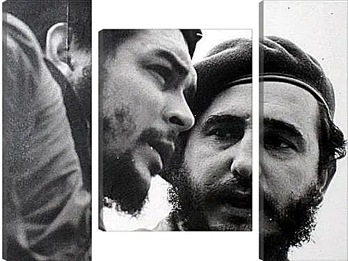 Модульная картина - Che Guevara - Че Гевара и Фидель Кастро
