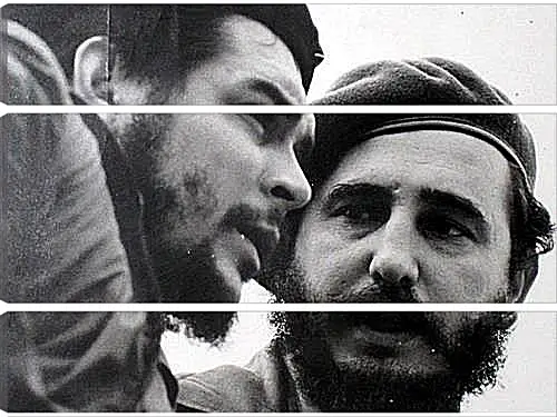 Модульная картина - Che Guevara - Че Гевара и Фидель Кастро
