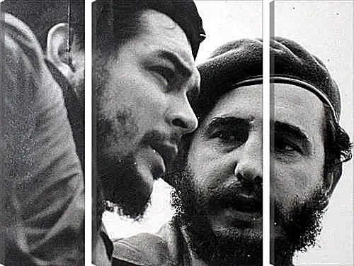 Модульная картина - Che Guevara - Че Гевара и Фидель Кастро
