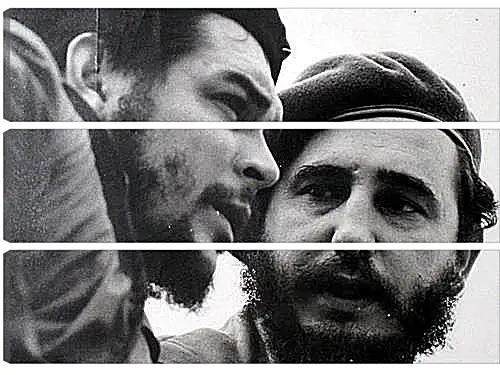 Модульная картина - Che Guevara - Че Гевара и Фидель Кастро
