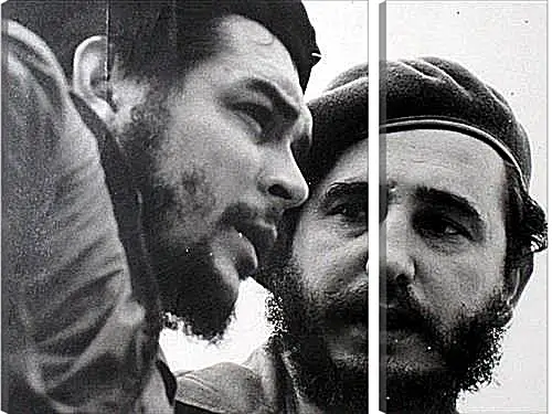 Модульная картина - Che Guevara - Че Гевара и Фидель Кастро
