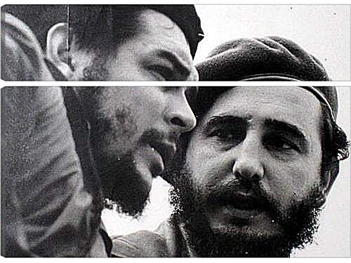 Модульная картина - Che Guevara - Че Гевара и Фидель Кастро
