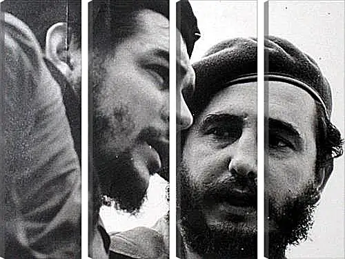 Модульная картина - Che Guevara - Че Гевара и Фидель Кастро
