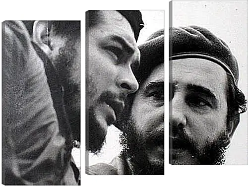 Модульная картина - Che Guevara - Че Гевара и Фидель Кастро
