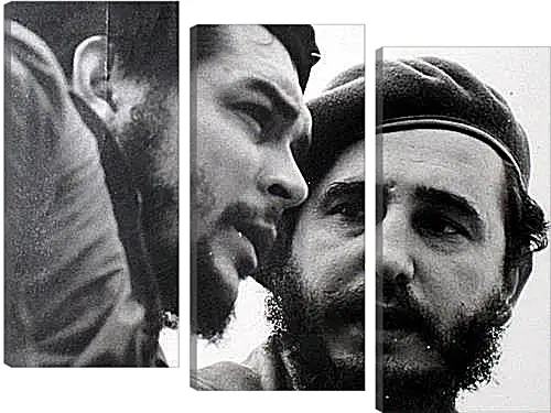 Модульная картина - Che Guevara - Че Гевара и Фидель Кастро
