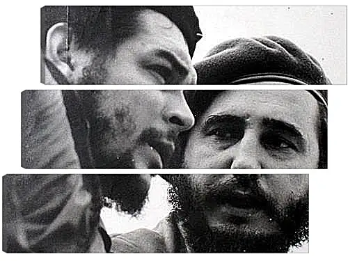 Модульная картина - Che Guevara - Че Гевара и Фидель Кастро
