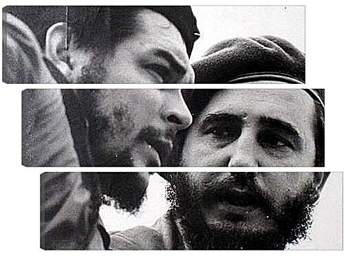 Модульная картина - Che Guevara - Че Гевара и Фидель Кастро
