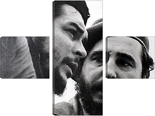 Модульная картина - Che Guevara - Че Гевара и Фидель Кастро
