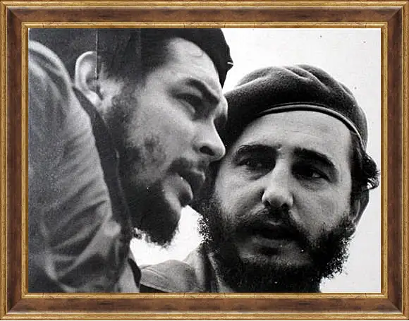 Картина в раме - Che Guevara - Че Гевара и Фидель Кастро
