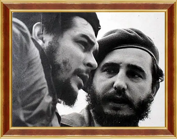 Картина в раме - Che Guevara - Че Гевара и Фидель Кастро
