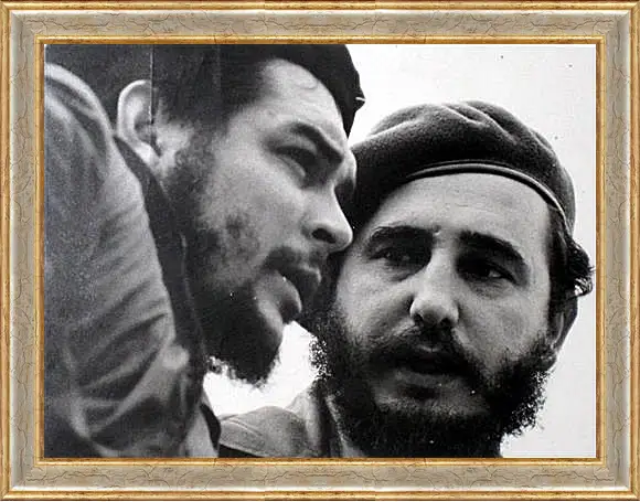 Картина в раме - Che Guevara - Че Гевара и Фидель Кастро
