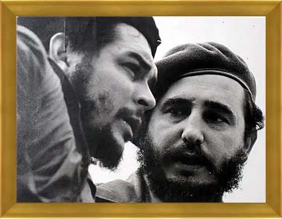 Картина в раме - Che Guevara - Че Гевара и Фидель Кастро
