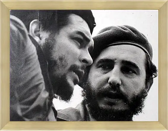 Картина в раме - Che Guevara - Че Гевара и Фидель Кастро
