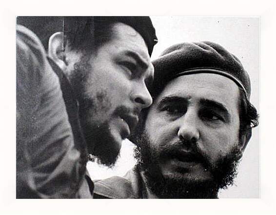 Картина в раме - Che Guevara - Че Гевара и Фидель Кастро
