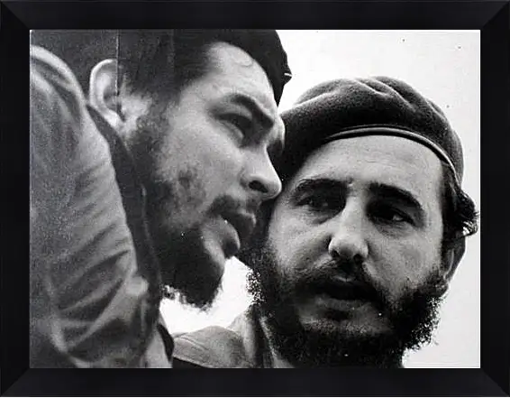 Картина в раме - Che Guevara - Че Гевара и Фидель Кастро
