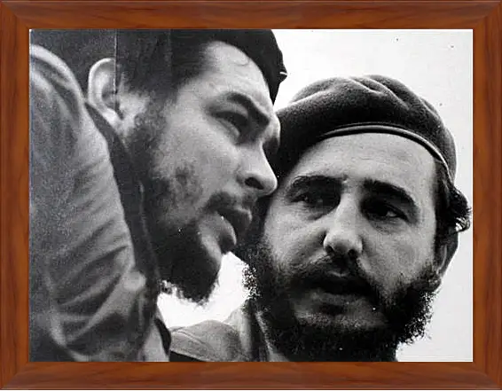 Картина в раме - Che Guevara - Че Гевара и Фидель Кастро
