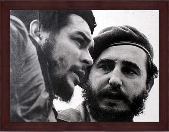 Картина в раме - Che Guevara - Че Гевара и Фидель Кастро
