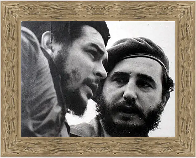 Картина в раме - Che Guevara - Че Гевара и Фидель Кастро
