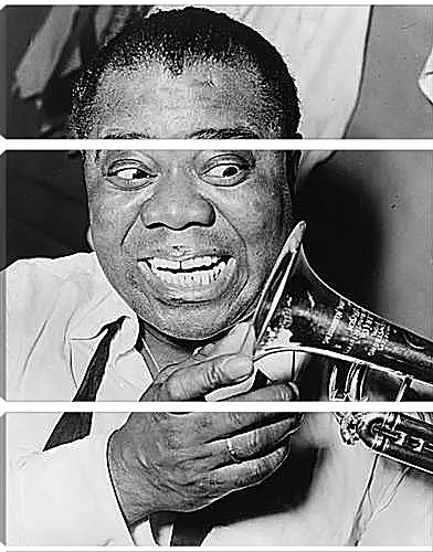 Модульная картина - Louis Armstrong - Луи Армстронг
