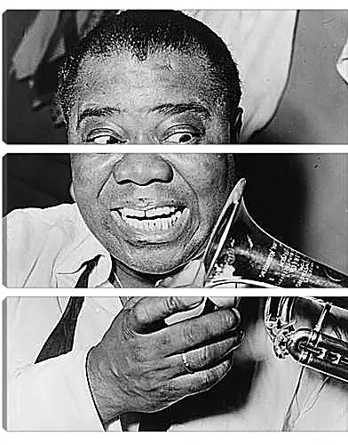 Модульная картина - Louis Armstrong - Луи Армстронг
