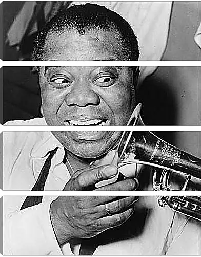 Модульная картина - Louis Armstrong - Луи Армстронг
