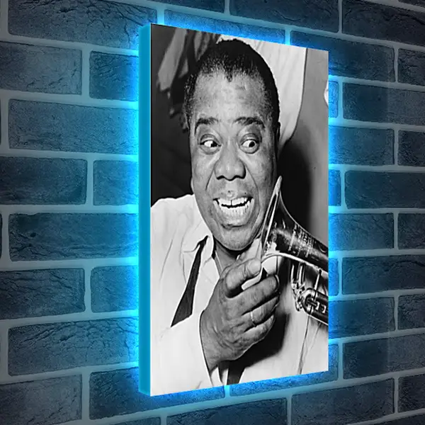 Лайтбокс световая панель - Louis Armstrong - Луи Армстронг
