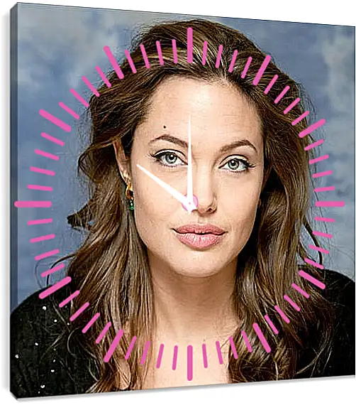 Часы картина - Angelina Jolie
