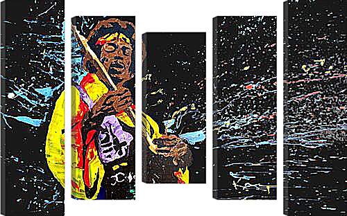 Модульная картина - Jimi Hendrix - Джими Хендрикс