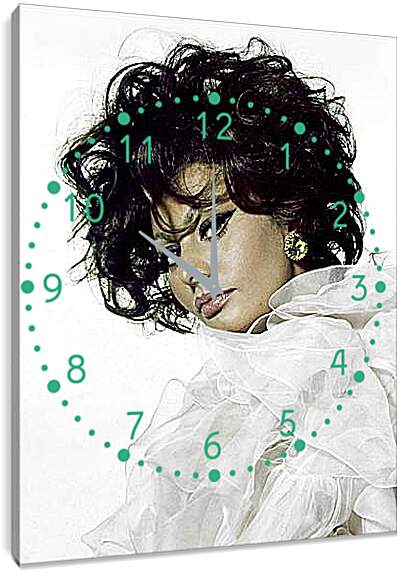 Часы картина - Sophia Loren - Софи Лорен
