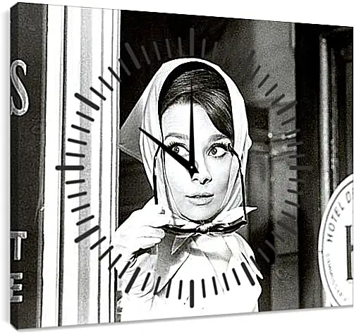 Часы картина - Audrey Hepburn - Одри Хепберн
