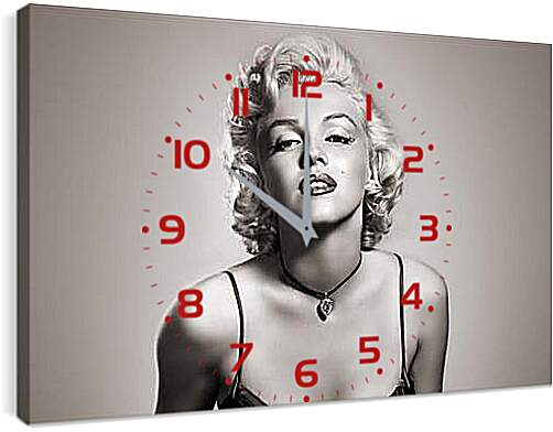 Часы картина - Marilyn Monroe - Мерлин Монро (Мэрилин Монро)

