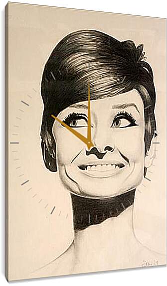 Часы картина - Audrey Hepburn - Одри Хепберн
