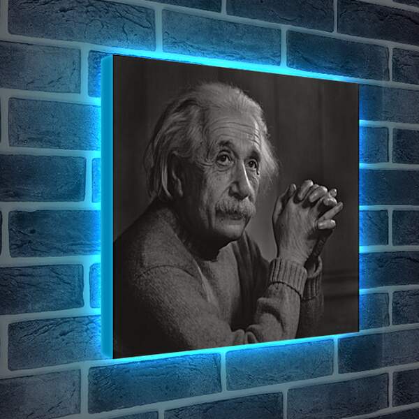 Лайтбокс световая панель - Albert Einstein - Альберт Эйнштейн

