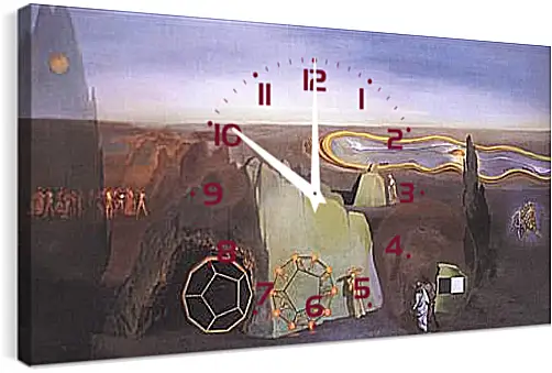 Часы картина - В поисках четвертого измерения. Сальвадор Дали
