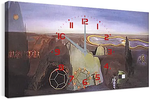 Часы картина - В поисках четвертого измерения. Сальвадор Дали